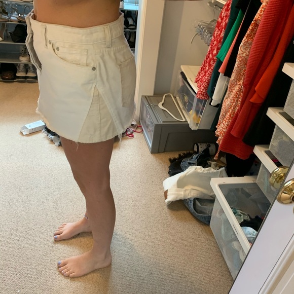 patched denim mini skirt - Picture 3 of 5